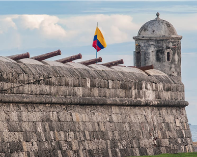 Fortress in Cartagena, Colombia